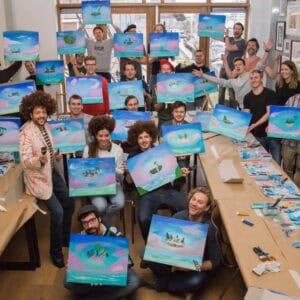 Alternative view of Bob Ross Workshop By Kamiel Proost
